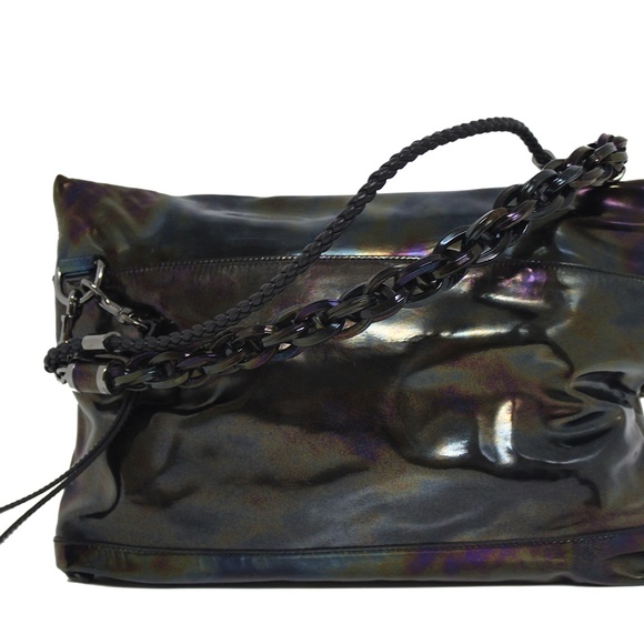 Metallic Patent Metal Studs Over-sized - Picture 5 of 11